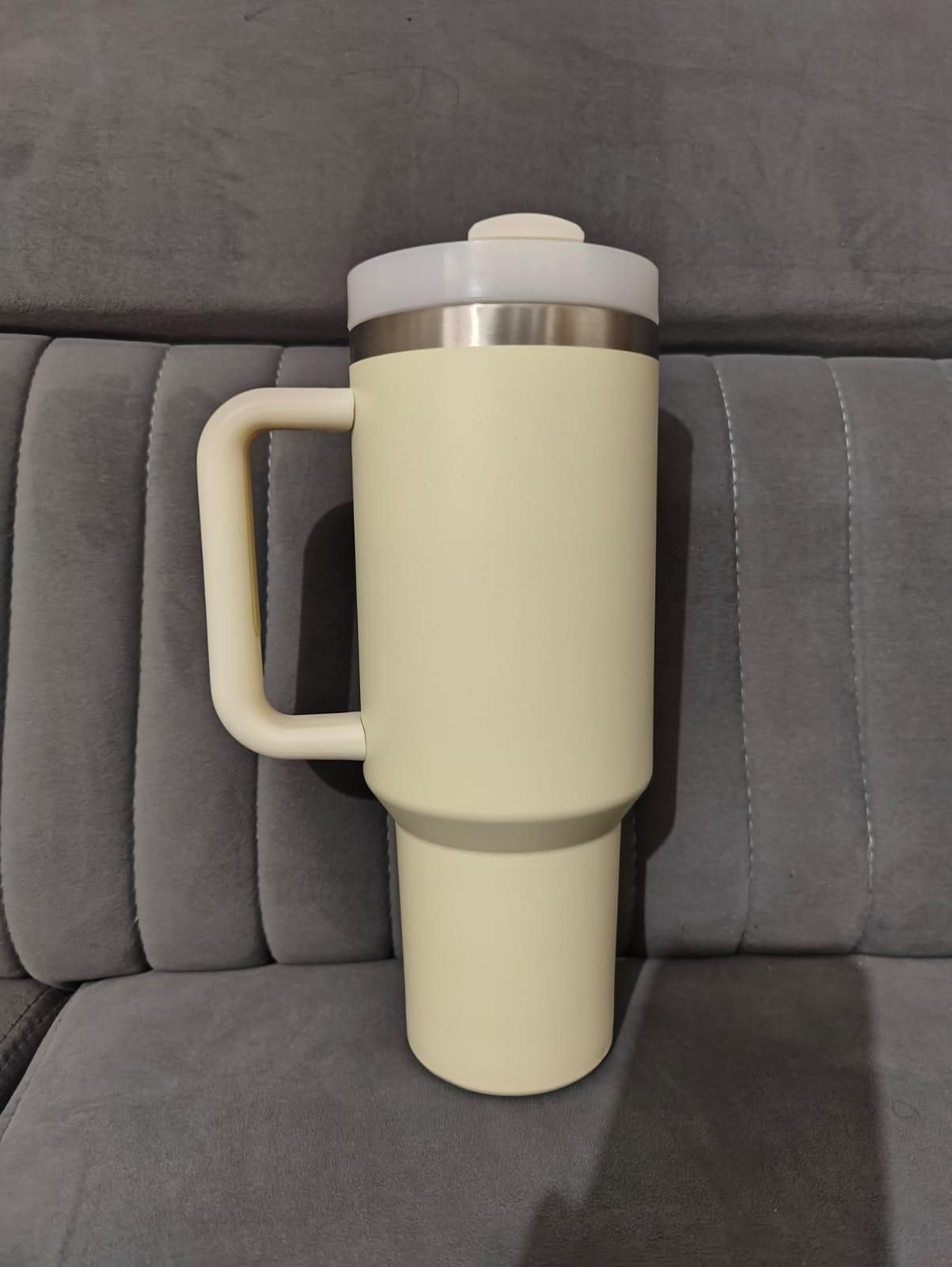 1200ML Stainless Steel Vacuum Insulated Tumbler with Lid and Straw – 1.2L Travel Cup for Water, Iced Tea, or Coffee